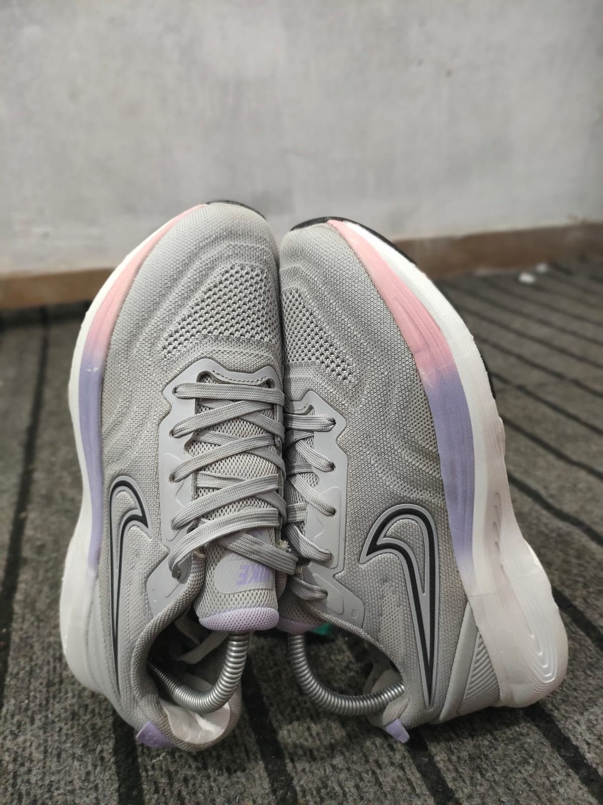 Nike Grey Running Shoes image 1