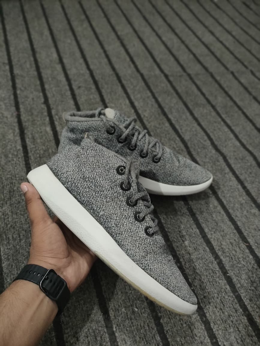 Allbirds Grey Mid-Top Sneakers